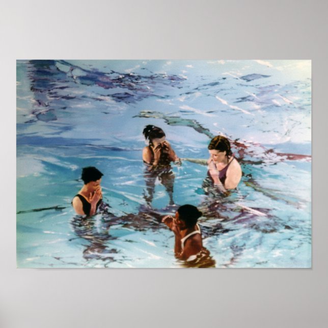 Ninfas en el agua/Nymphen im Wasser Poster (Vorne)