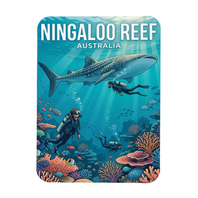 Ningaloo Reef Australien Magnet (Vertikal)