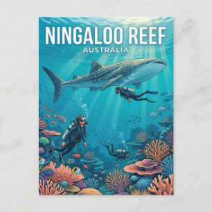 Ningaloo Reef Australien Postkarte