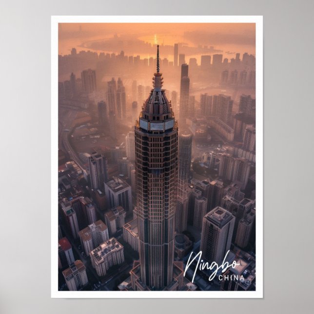 Ningbo China Kunst, Dichtung und Musik Poster (Vorne)