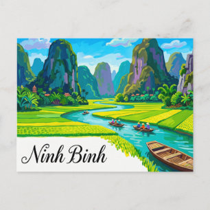 Ninh Binh Vietnam Postkarte