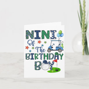 Nini of the Birthday Boy Hole in einem Golf Lover Karte