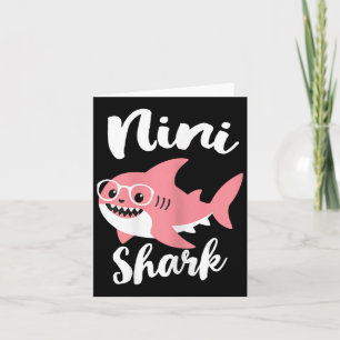 Nini Shark Mother's Day Oma Funny Karte