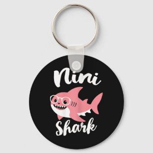 Nini Shark Mother's Day Oma Funny Schlüsselanhänger