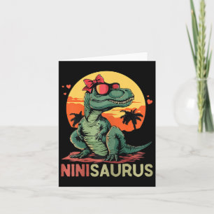 Ninisaurus Dino Dinosaurier Nini-saurus T-Rex Mutt Karte