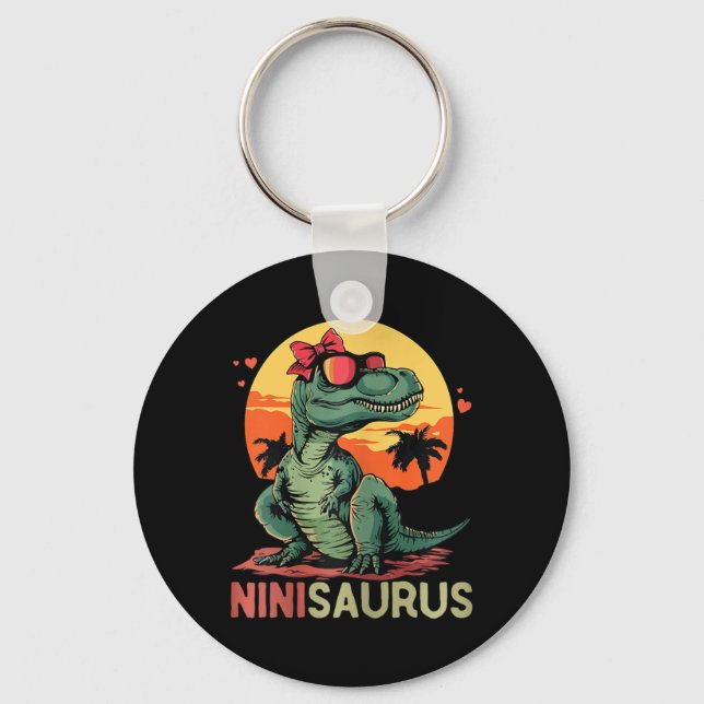 Ninisaurus Dino Dinosaurier Nini-Saurus T-Rex Mutt Schlüsselanhänger (Vorderseite)