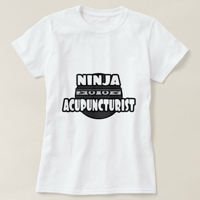 Ninja Acupuncturist T-Shirt (Design vorne)