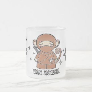 Ninja Affe! Mit Shurikens Tasse