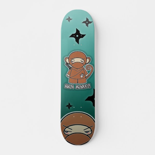 Ninja Affe! Skateboard (Vorne)
