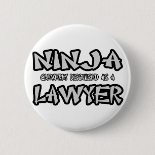 Ninja...Anwalt Button