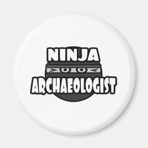 Ninja Archäologin Magnet