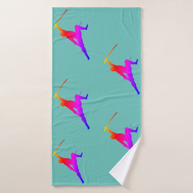 Ninja-Badehandtuch Badehandtuch (Badehandtuch)