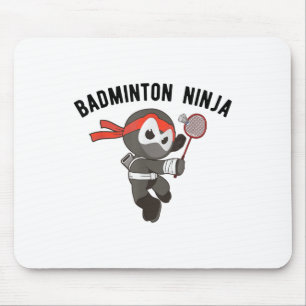 Ninja Badminton, Birdie Sport T-Shirt Apparel_1 Mousepad