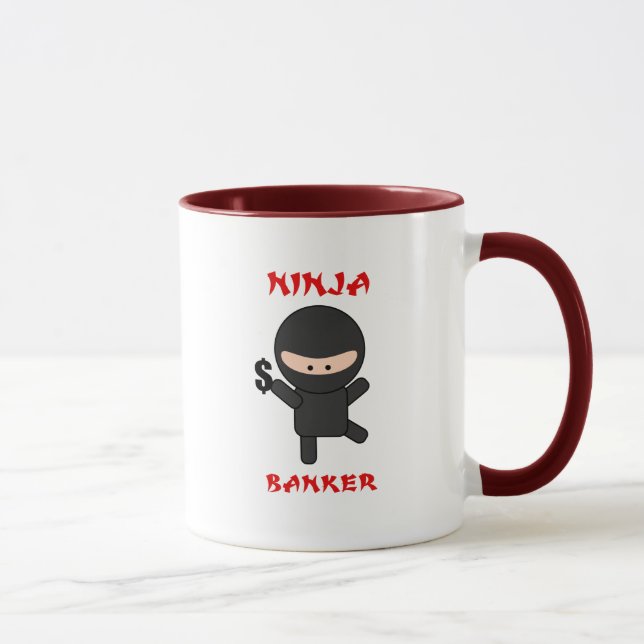 ninja Banker mit Dollar Tasse (Rechts)