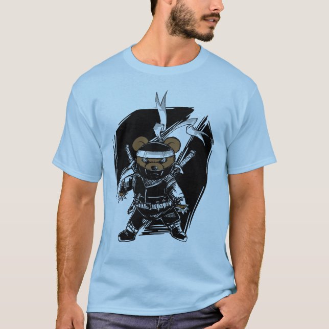 Ninja Bär T-Shirt (Vorderseite)