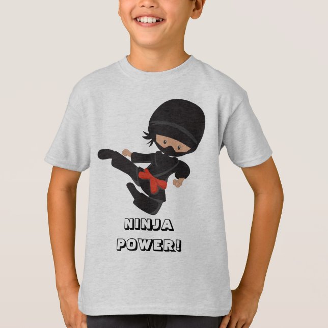 Ninja Basic Hanes Tagless ComfortSoft® T - Shirt (Vorderseite)