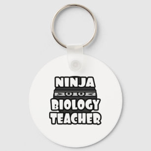 Ninja Biology Teacher Schlüsselanhänger
