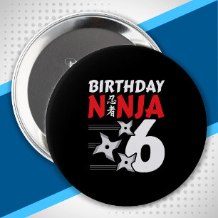 Ninja Birthday Party - Birthday Ninja 6 Button