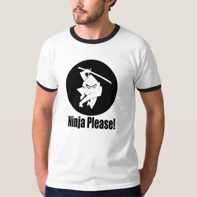 Ninja bitte T-Shirt (Vorderseite)