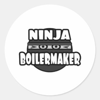 Ninja Boilermaker Runder Aufkleber