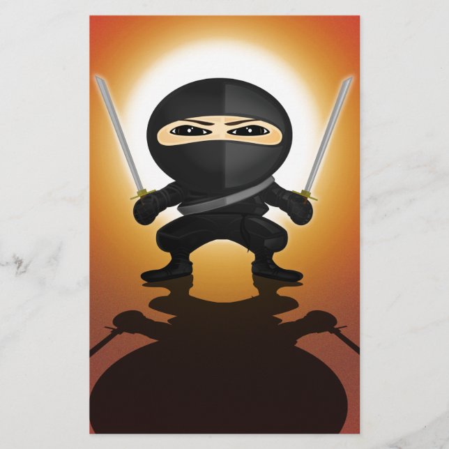 Ninja Boy Briefpapier (Vorderseite)