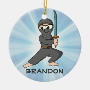 Ninja Boy Design Ornament