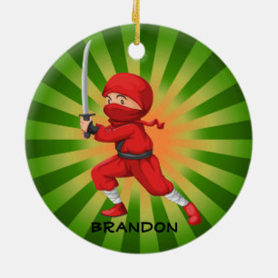 Ninja Boy Design Ornament