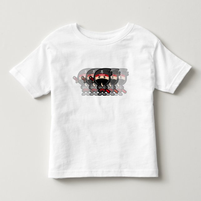 Ninja Boy Kleinkind T-shirt (Vorderseite)