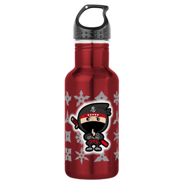 Ninja Boy Trinkflasche (Vorderseite)