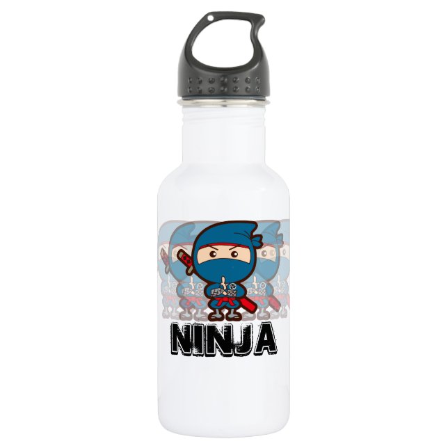 Ninja Boy Trinkflasche (Vorderseite)