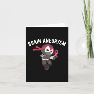 Ninja Brain Aneurysm Awareness Martial Arts Ninjut Karte