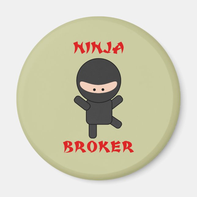Ninja Broker Magnet (Vorne)