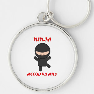 Ninja Buchhalter Schlüsselanhänger