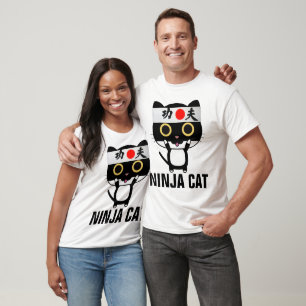 NINJA CAT Funny Mens T - Shirt