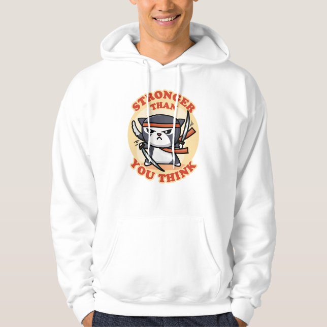 Ninja Cat | Größer als Sie denken Hoodie (Vorderseite)