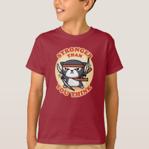 Ninja Cat   Größer als Sie denken T-Shirt