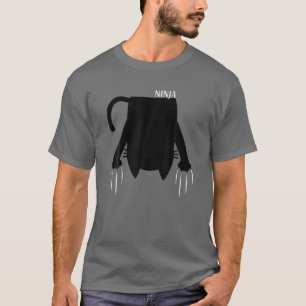 Ninja Cat Kostüm Funny Cat Niedliches Geschenk Kat T-Shirt