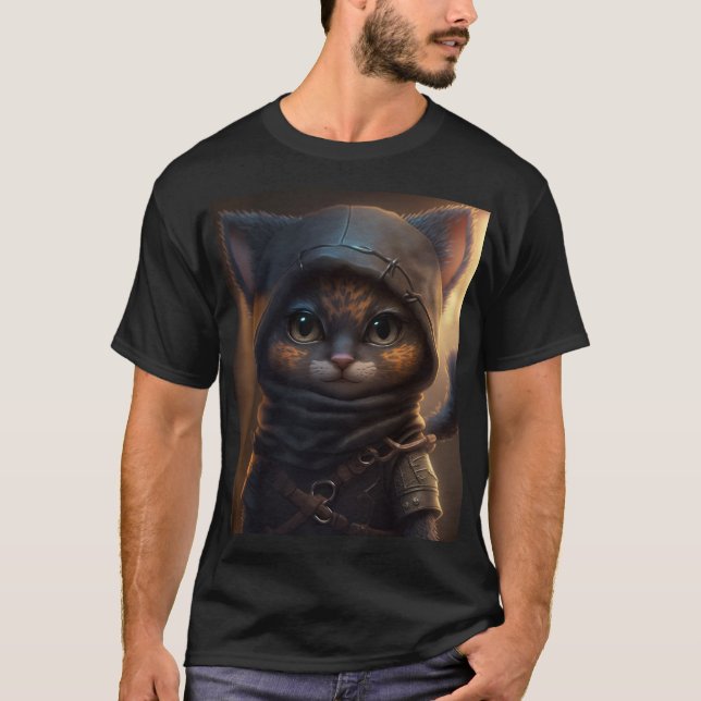 Ninja Cat T-Shirt (Vorderseite)