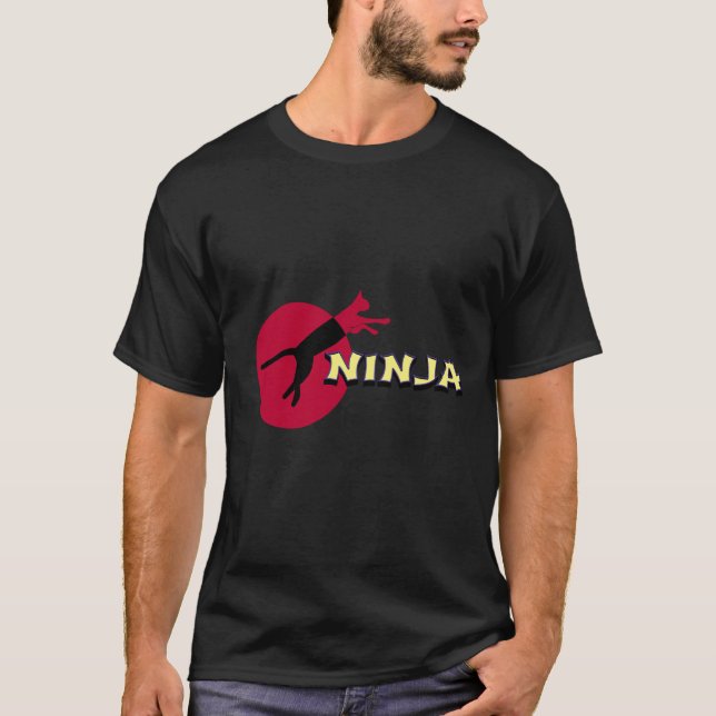 Ninja Cat T - Shirt Tank Top (Vorderseite)