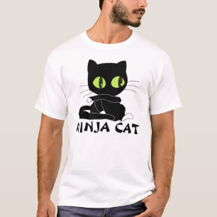 NINJA CAT-T - Shirts, lustig T-Shirt