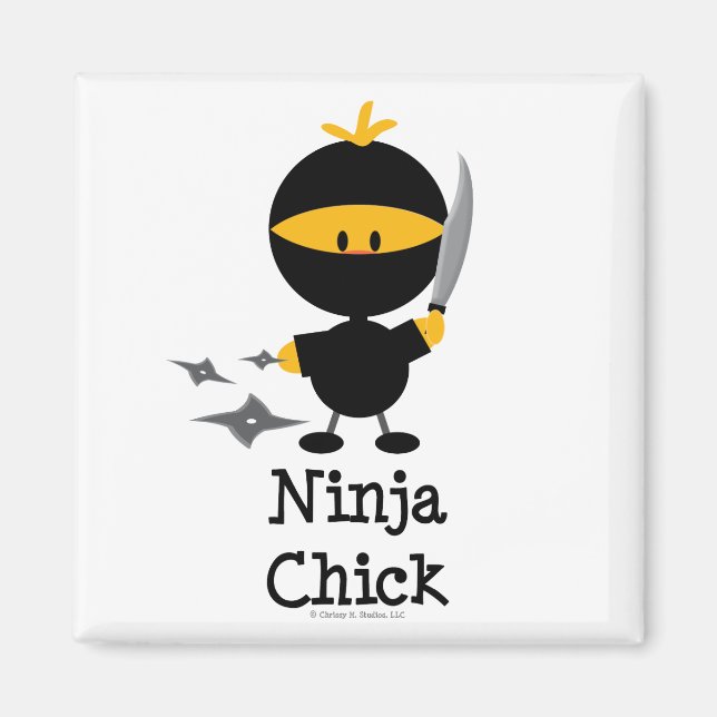 Ninja Chick Magnet (Vorne)