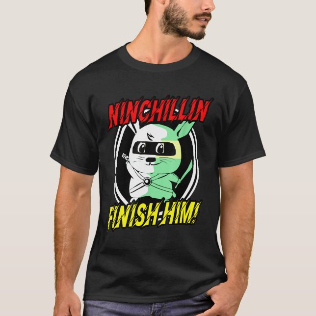 Ninja Chinchilla T-Shirt (Vorderseite)