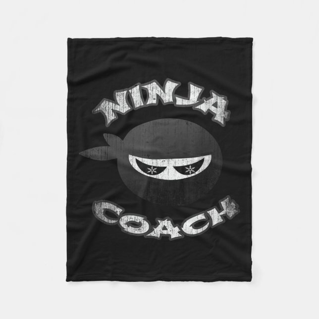 Ninja Coach Multitasking Team Trainer Lautsprecher Fleecedecke (Vorderseite)