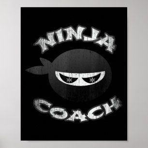 Ninja Coach Multitasking Team Trainer Lautsprecher Poster