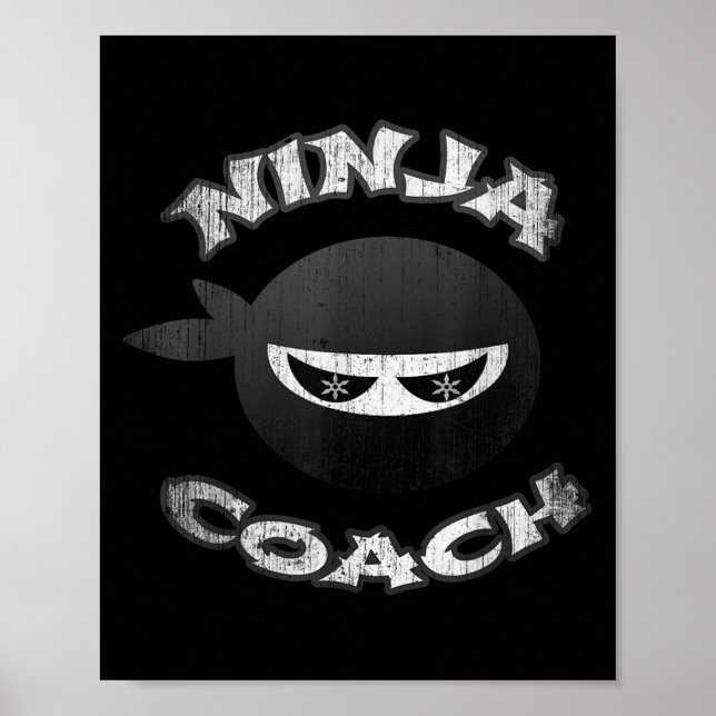 Ninja Coach Multitasking Team Trainer Lautsprecher Poster (Vorne)