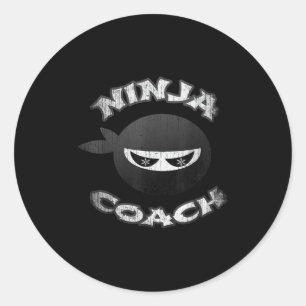 Ninja Coach Multitasking Team Trainer Lautsprecher Runder Aufkleber