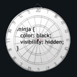 Ninja-Code, Skript Dartscheibe<br><div class="desc">Funny Ninja Code,  Skriptdesign. Cooles Geschenk für Ihre Freunden.</div>