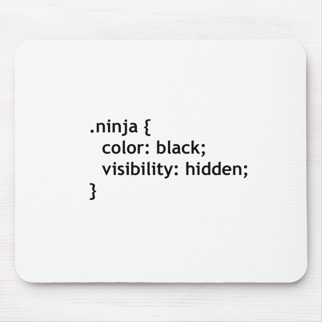Ninja-Code, Skript Mousepad (Vorne)