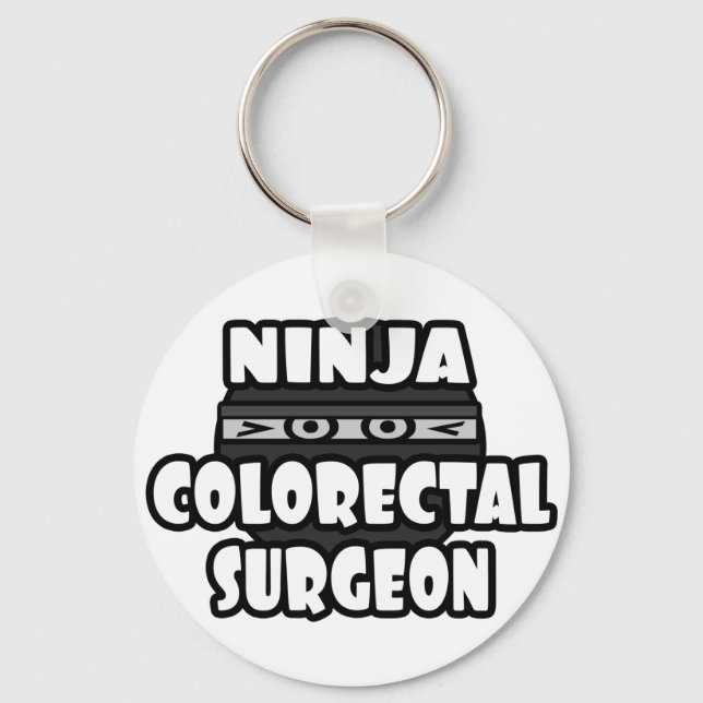 Ninja Colorektal Chirurg Schlüsselanhänger (Vorderseite)