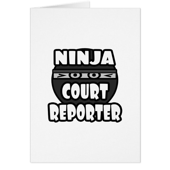 Ninja Court Reporter (Vorne)